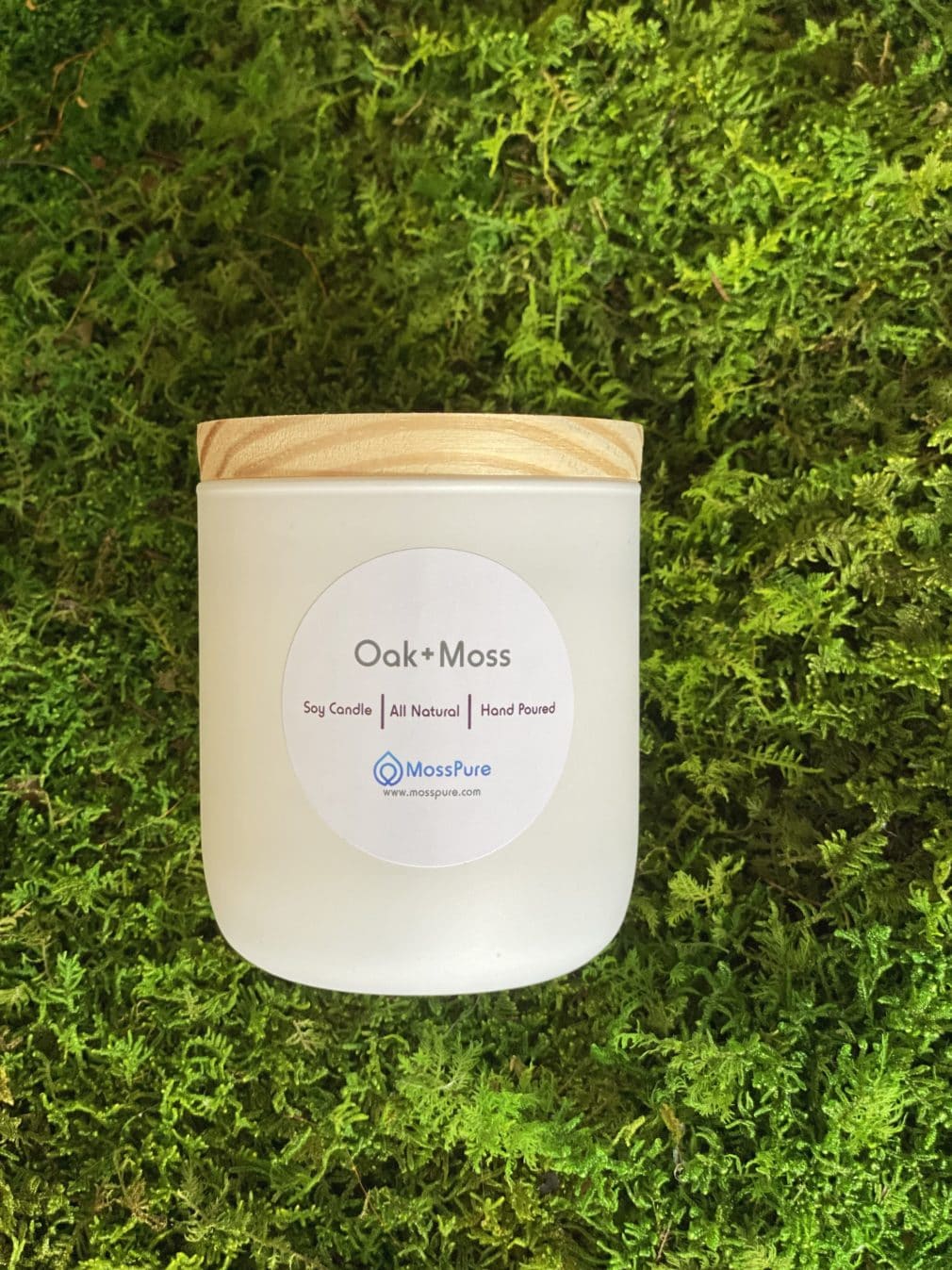 Moss Pure Oak + Moss Soy Candle