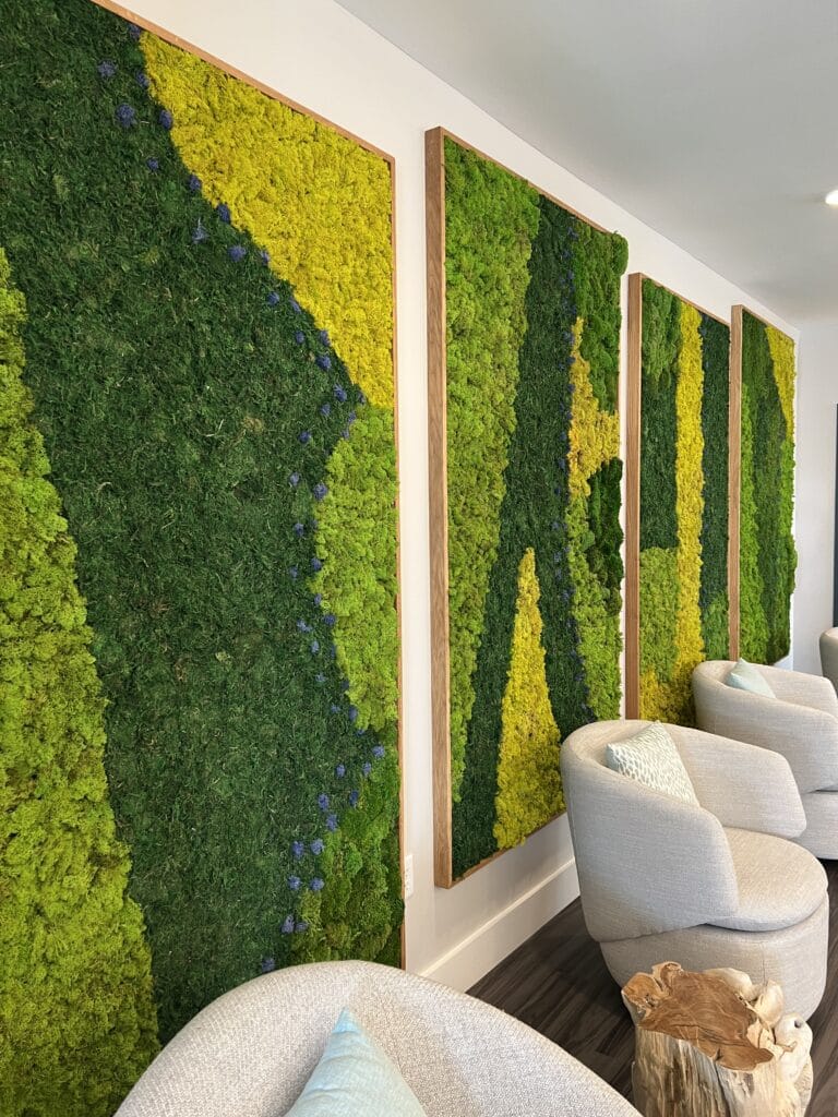 Mixed Moss Wall Art