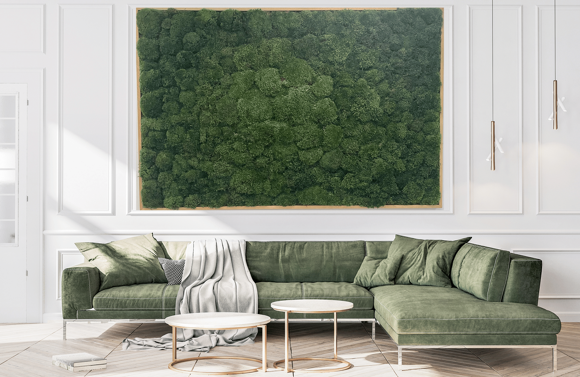 Moss Pure moss wall framed moss wall art