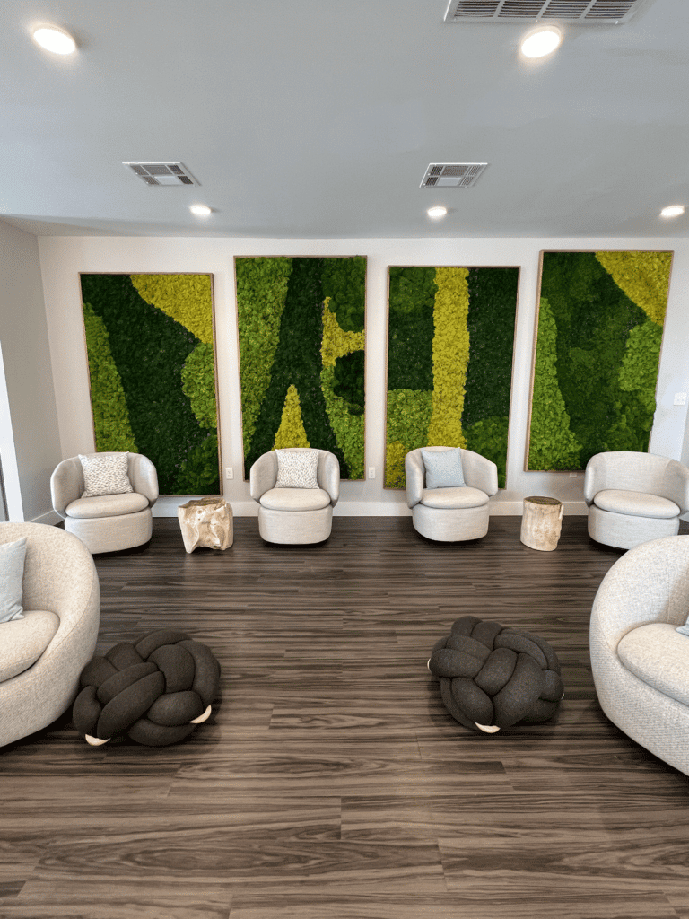 Indoor Moss Wall Custom Moss Frame Greenwall Moss Pure