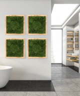 Moss Pure Air Filter Moss Wall Bathroom Decor Living Wall Interior Design