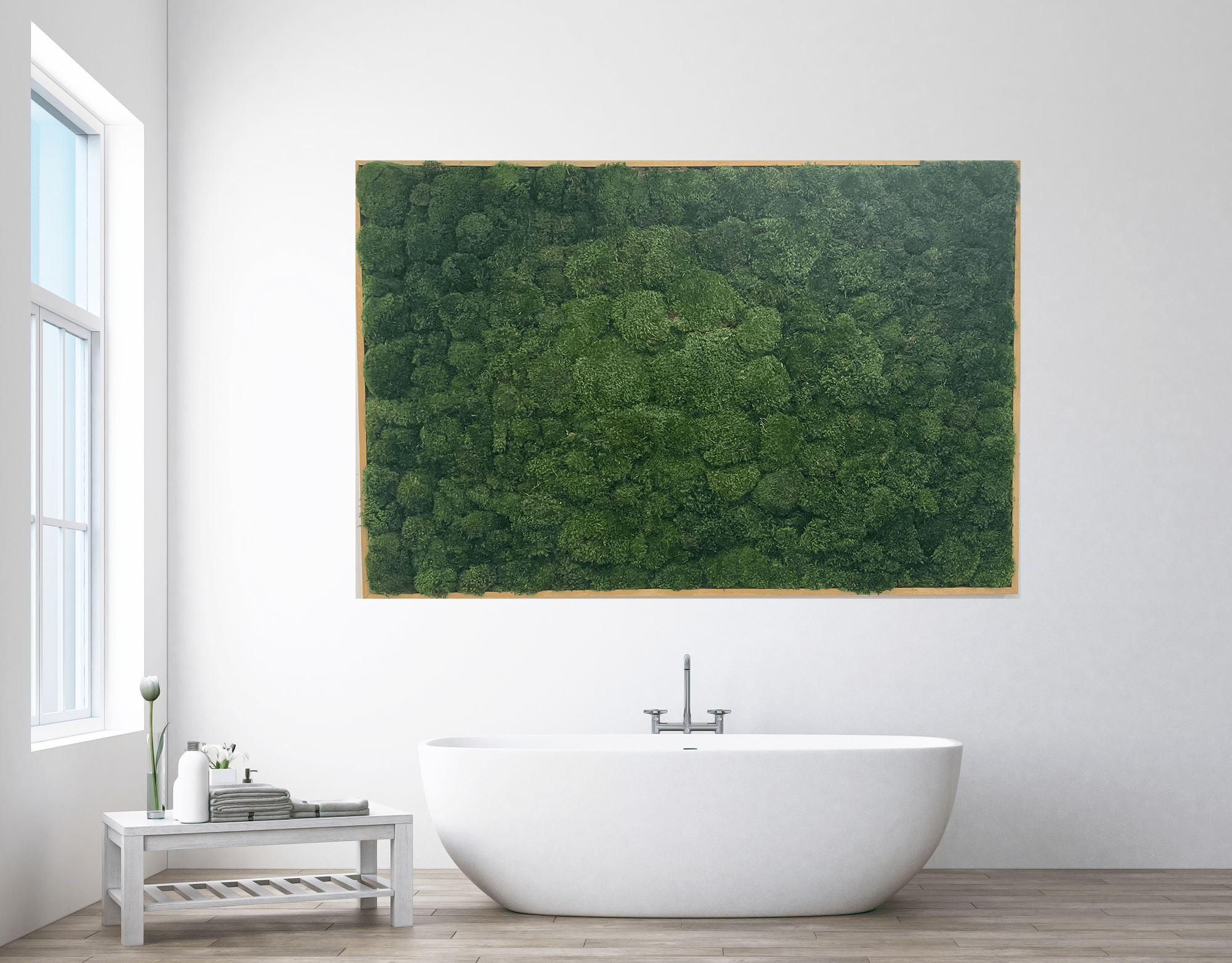 Naturemoss Moss Wall in Landscape - Picture in Premium Frame — My