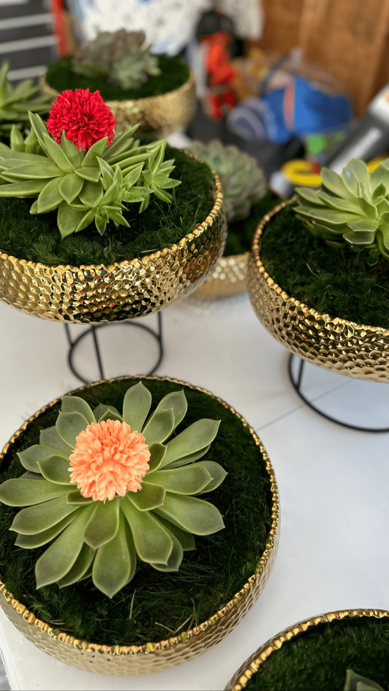 Moss Bowl Centerpiece