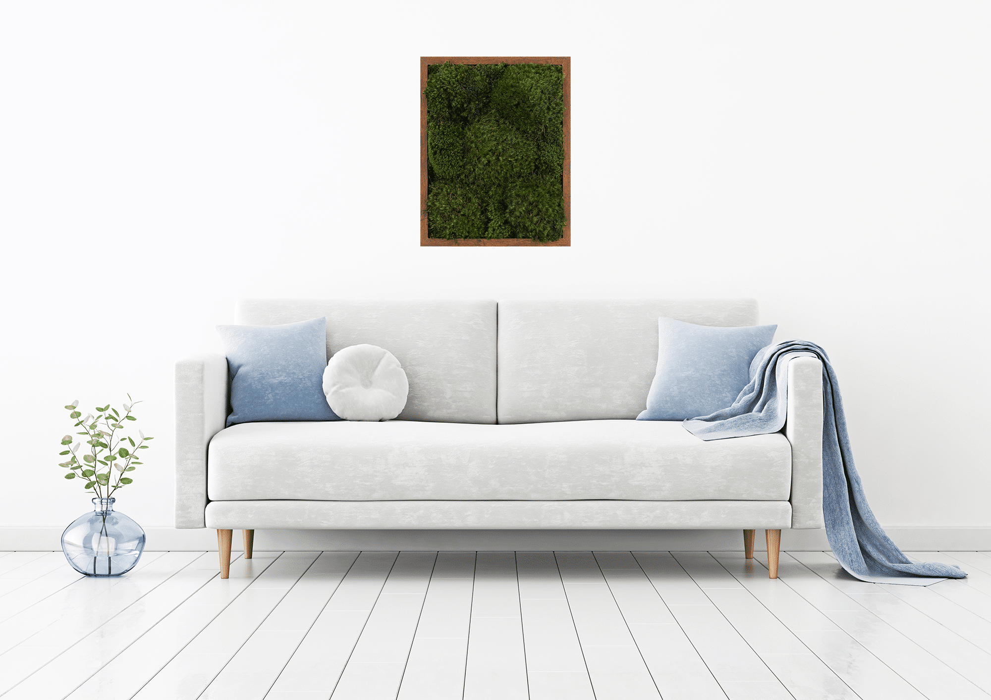 Live Mood Moss Wall Art in Brown, 11"x14" - Shop Now