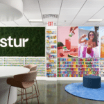 Biophilic design in corporate office.