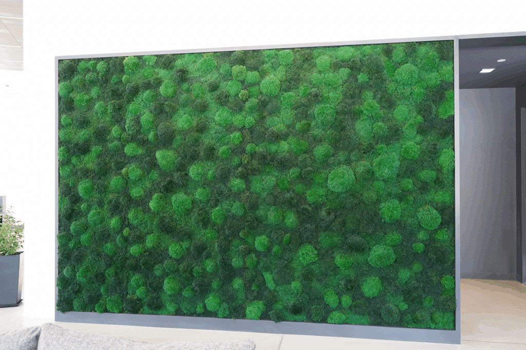 Moss Wall in Lobby