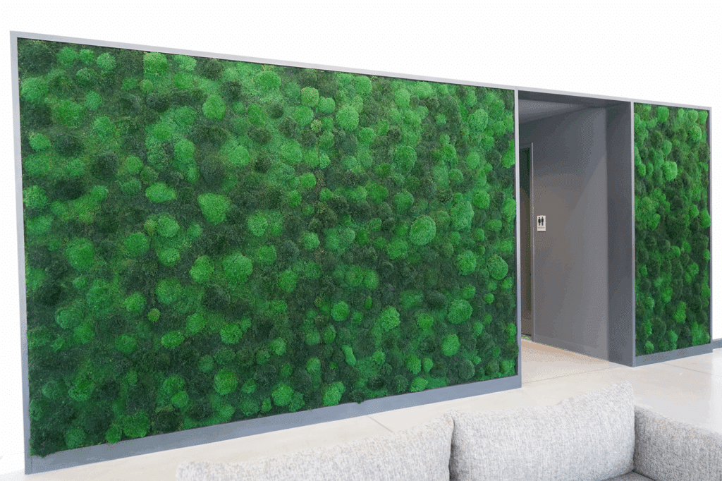 Moss Wall in Lobby