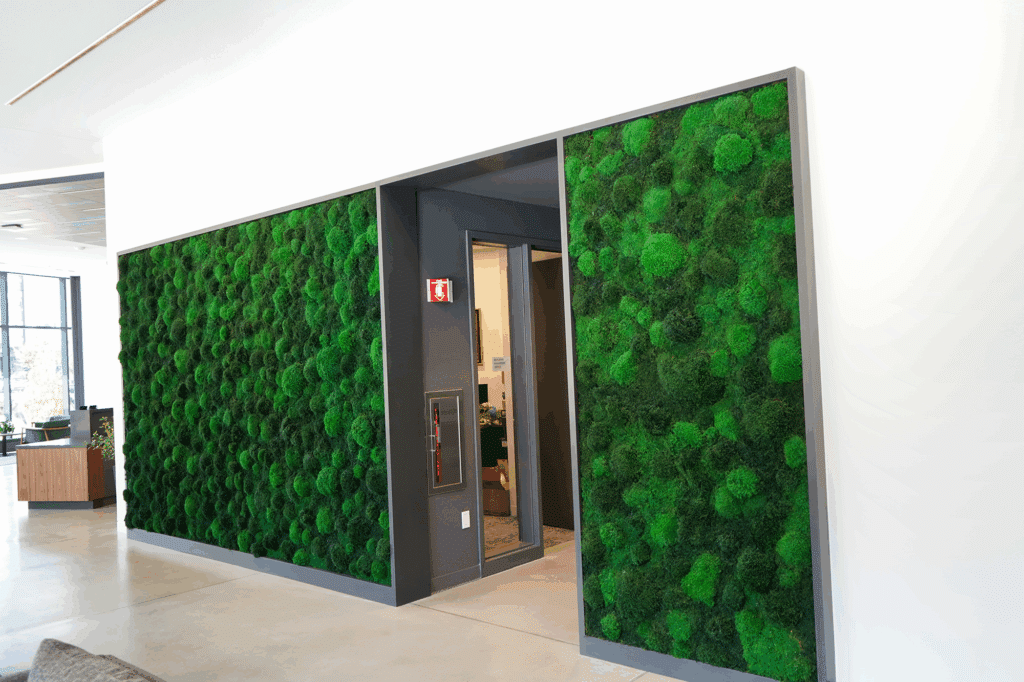 Moss Wall in Lobby