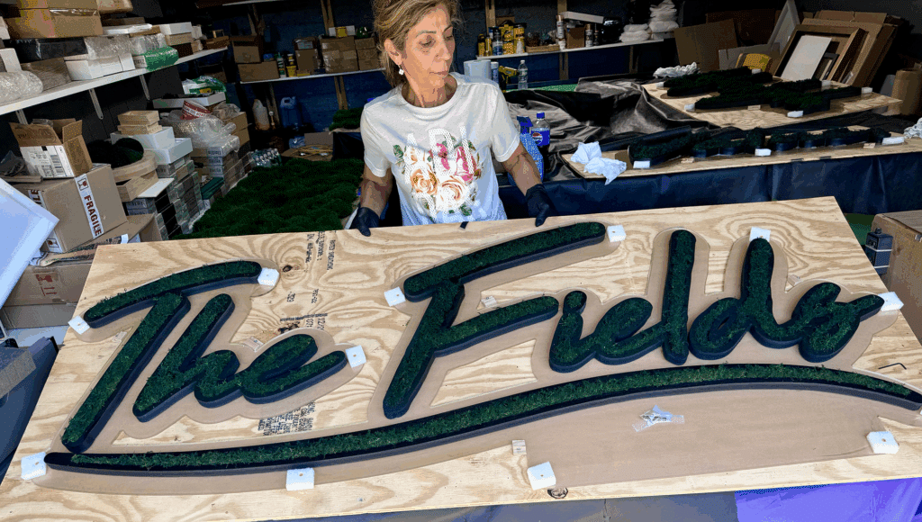 Moss in Lettering for High-End Client.