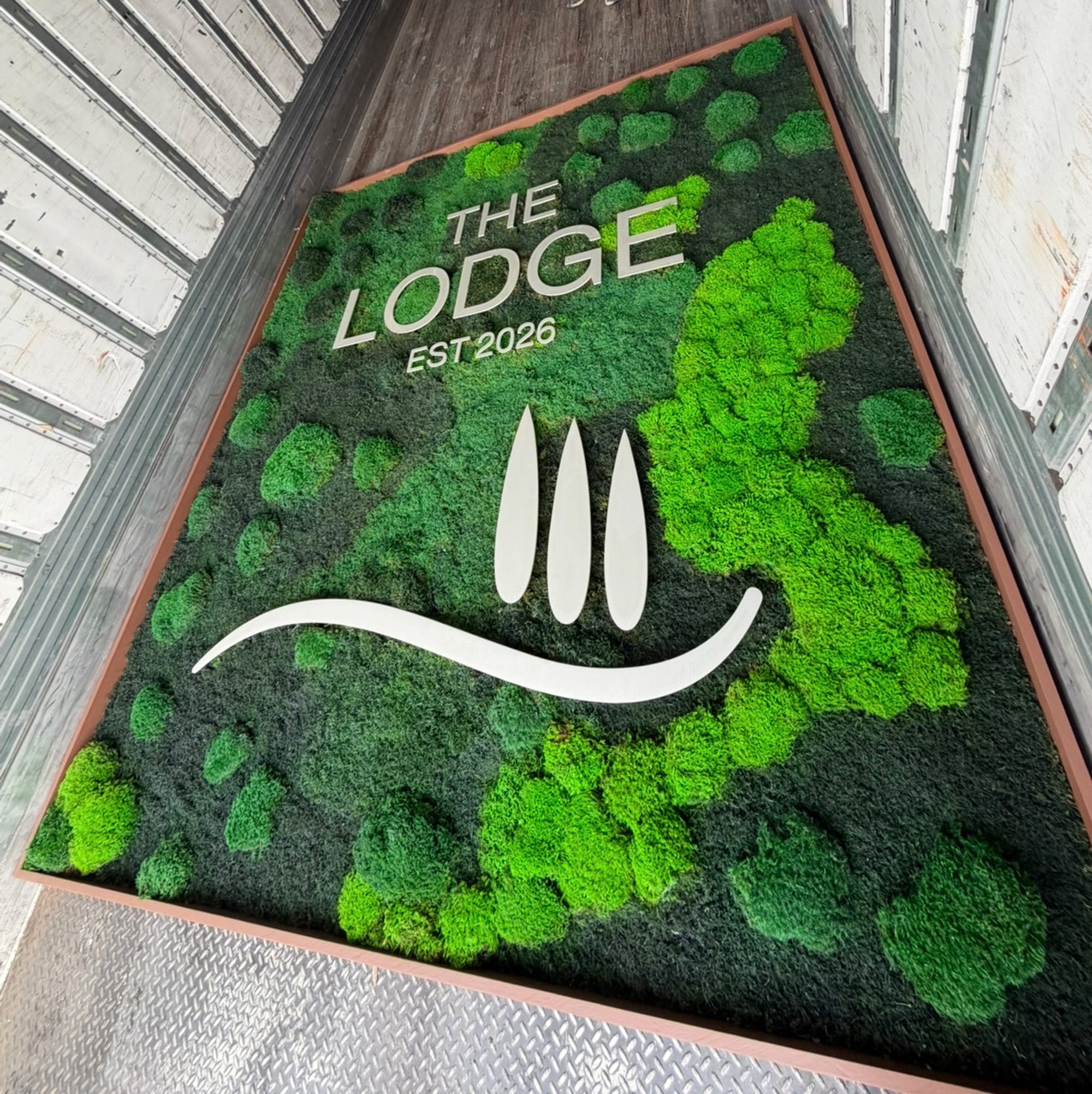 Moss Wall For Luxury Apartment Building in California