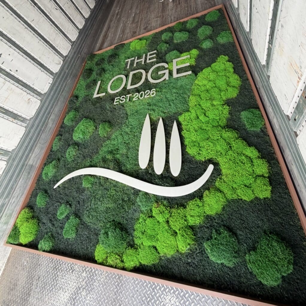 Living moss wall and air filter for a client in California.